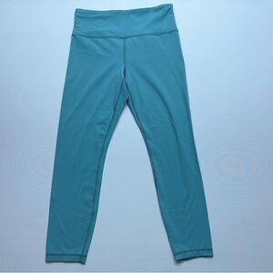 ATHLETA Ultra High Rise Elation 7/8 Legging Womens Medium Aqua Blue 23” Inseam